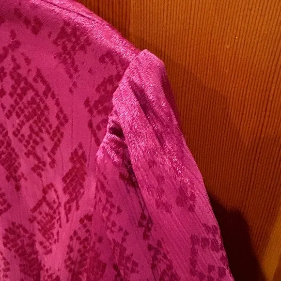 Michael Michael Kors Jacquard Snakeskin-Print Ruffled Mini Dress - NWT - Picture 14 of 17